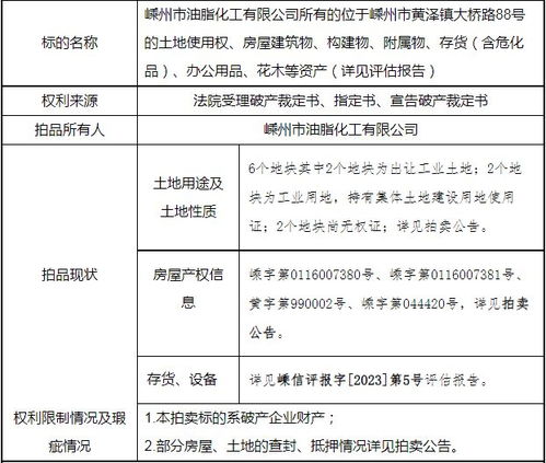 太难了 绍兴又一家企业破产 名下资产被拍卖